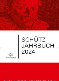 Titelbild der Ausgabe 1/2024 von Schütz-Jahrbuch. Diese Zeitschrift und viele weitere Kunstmagazine und Kulturmagazine als Abo oder epaper bei United Kiosk online kaufen.