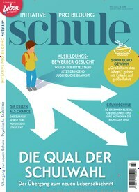 Titelbild der Ausgabe 3/2022 von schule. Diese Zeitschrift und viele weitere Elternzeitschriften und Tierzeitschriften als Abo oder epaper bei United Kiosk online kaufen.