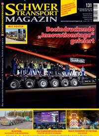 Titelbild der Ausgabe 131/2026 von Schwertransportmagazin. Diese Zeitschrift und viele weitere Automagazine und Motorradzeitschriften als Abo oder epaper bei United Kiosk online kaufen.