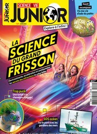Titelbild der Ausgabe 6/2025 von Science & Vie Junior. Diese Zeitschrift und viele weitere Jugendzeitschriften und Kinderzeitschriften als Abo oder epaper bei United Kiosk online kaufen.