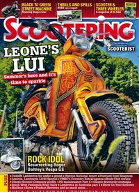 Titelbild der Ausgabe 444/2023 von Scootering. Diese Zeitschrift und viele weitere Automagazine und Motorradzeitschriften als Abo oder epaper bei United Kiosk online kaufen.