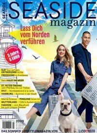 Titelbild der Ausgabe 1/2020 von Seaside Magazin. Diese Zeitschrift und viele weitere Reisemagazine, Freizeitmagazine und Wissensmagazine als Abo oder epaper bei United Kiosk online kaufen.