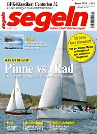 Titelbild der Ausgabe 10/2019 von segeln. Diese Zeitschrift und viele weitere Sportmagazine als Abo oder epaper bei United Kiosk online kaufen.