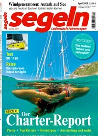 Titelbild der Ausgabe 40/2020 von segeln. Diese Zeitschrift und viele weitere Sportmagazine als Abo oder epaper bei United Kiosk online kaufen.