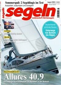 Titelbild der Ausgabe 80/2020 von segeln. Diese Zeitschrift und viele weitere Sportmagazine als Abo oder epaper bei United Kiosk online kaufen.