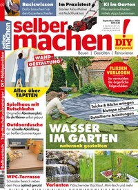 Titelbild der Ausgabe 9/2025 von selbermachen. Diese Zeitschrift und viele weitere Gartenzeitschriften und Wohnzeitschriften als Abo oder epaper bei United Kiosk online kaufen.