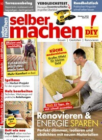 Titelbild der Ausgabe 10/2022 von selbermachen. Diese Zeitschrift und viele weitere Gartenzeitschriften und Wohnzeitschriften als Abo oder epaper bei United Kiosk online kaufen.