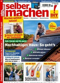 Titelbild der Ausgabe 11/2019 von selbermachen. Diese Zeitschrift und viele weitere Gartenzeitschriften und Wohnzeitschriften als Abo oder epaper bei United Kiosk online kaufen.