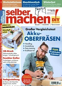Titelbild der Ausgabe 12/2021 von selbermachen. Diese Zeitschrift und viele weitere Gartenzeitschriften und Wohnzeitschriften als Abo oder epaper bei United Kiosk online kaufen.