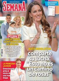 Titelbild der Ausgabe 29/2025 von Semana. Diese Zeitschrift und viele weitere Frauenzeitschriften als Abo oder epaper bei United Kiosk online kaufen.