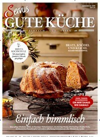 Titelbild der Ausgabe 2/2019 von Servus in Stadt & Land - Gute Küche Deutschland. Diese Zeitschrift und viele weitere Kochzeitschriften und Backzeitschriften als Abo oder epaper bei United Kiosk online kaufen.
