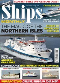 Titelbild der Ausgabe 12/2023 von Ships Monthly. Diese Zeitschrift und viele weitere Sportmagazine als Abo oder epaper bei United Kiosk online kaufen.