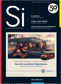 Titelbild der Ausgabe 11/2025 von Si - Das Fachmagazin für SHK Unternehmer. Diese Zeitschrift und viele weitere Architekturzeitschriften und Bauzeitschriften als Abo oder epaper bei United Kiosk online kaufen.