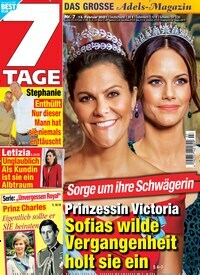 Titelbild der Ausgabe 7/2021 von Sieben Tage. Diese Zeitschrift und viele weitere Frauenzeitschriften als Abo oder epaper bei United Kiosk online kaufen.