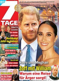 Titelbild der Ausgabe 13/2026 von Sieben Tage. Diese Zeitschrift und viele weitere Frauenzeitschriften als Abo oder epaper bei United Kiosk online kaufen.