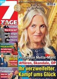 Titelbild der Ausgabe 15/2026 von Sieben Tage. Diese Zeitschrift und viele weitere Frauenzeitschriften als Abo oder epaper bei United Kiosk online kaufen.