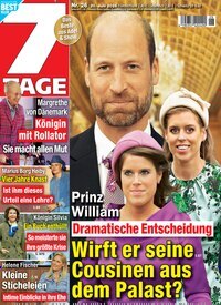 Titelbild der Ausgabe 26/2026 von Sieben Tage. Diese Zeitschrift und viele weitere Frauenzeitschriften als Abo oder epaper bei United Kiosk online kaufen.
