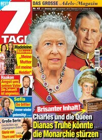 Titelbild der Ausgabe 43/2020 von Sieben Tage. Diese Zeitschrift und viele weitere Frauenzeitschriften als Abo oder epaper bei United Kiosk online kaufen.