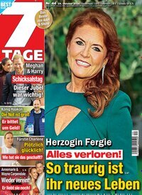 Titelbild der Ausgabe 44/2026 von Sieben Tage. Diese Zeitschrift und viele weitere Frauenzeitschriften als Abo oder epaper bei United Kiosk online kaufen.