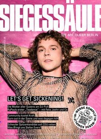 Titelbild der Ausgabe 8/2026 von Siegessäule. Diese Zeitschrift und viele weitere Lifestylemagazine und Peoplemagazine als Abo oder epaper bei United Kiosk online kaufen.