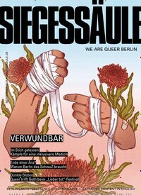 Titelbild der Ausgabe 9/2025 von Siegessäule. Diese Zeitschrift und viele weitere Lifestylemagazine und Peoplemagazine als Abo oder epaper bei United Kiosk online kaufen.