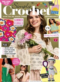 Titelbild der Ausgabe 6/2026 von Simply Crochet. Diese Zeitschrift und viele weitere Modemagazine und DIY-Magazine als Abo oder epaper bei United Kiosk online kaufen.