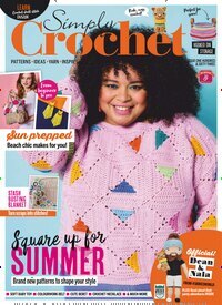 Titelbild der Ausgabe 163/2025 von Simply Crochet. Diese Zeitschrift und viele weitere Modemagazine und DIY-Magazine als Abo oder epaper bei United Kiosk online kaufen.