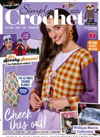 Titelbild der Ausgabe 167/2025 von Simply Crochet. Diese Zeitschrift und viele weitere Modemagazine und DIY-Magazine als Abo oder epaper bei United Kiosk online kaufen.