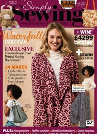 Titelbild der Ausgabe 3/2026 von Simply Sewing. Diese Zeitschrift und viele weitere Modemagazine und DIY-Magazine als Abo oder epaper bei United Kiosk online kaufen.