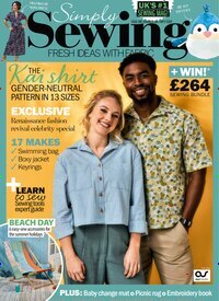 Titelbild der Ausgabe 6/2026 von Simply Sewing. Diese Zeitschrift und viele weitere Modemagazine und DIY-Magazine als Abo oder epaper bei United Kiosk online kaufen.