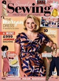 Titelbild der Ausgabe 8/2025 von Simply Sewing. Diese Zeitschrift und viele weitere Modemagazine und DIY-Magazine als Abo oder epaper bei United Kiosk online kaufen.