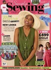 Titelbild der Ausgabe 8/2026 von Simply Sewing. Diese Zeitschrift und viele weitere Modemagazine und DIY-Magazine als Abo oder epaper bei United Kiosk online kaufen.