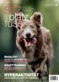 Titelbild der Ausgabe 63/2026 von SitzPlatzFuss. Diese Zeitschrift und viele weitere Elternzeitschriften und Tierzeitschriften als Abo oder epaper bei United Kiosk online kaufen.