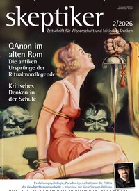 Titelbild der Ausgabe 2/2026 von skeptiker. Diese Zeitschrift und viele weitere Reisemagazine, Freizeitmagazine und Wissensmagazine als Abo oder epaper bei United Kiosk online kaufen.