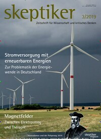 Titelbild der Ausgabe 3/2019 von skeptiker. Diese Zeitschrift und viele weitere Reisemagazine, Freizeitmagazine und Wissensmagazine als Abo oder epaper bei United Kiosk online kaufen.