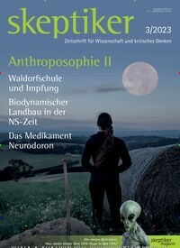 Titelbild der Ausgabe 3/2023 von skeptiker. Diese Zeitschrift und viele weitere Reisemagazine, Freizeitmagazine und Wissensmagazine als Abo oder epaper bei United Kiosk online kaufen.