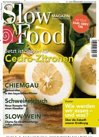 Titelbild der Ausgabe 1/2020 von Slow Food Magazin. Diese Zeitschrift und viele weitere Kochzeitschriften und Backzeitschriften als Abo oder epaper bei United Kiosk online kaufen.