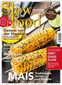 Titelbild der Ausgabe 4/2020 von Slow Food Magazin. Diese Zeitschrift und viele weitere Kochzeitschriften und Backzeitschriften als Abo oder epaper bei United Kiosk online kaufen.