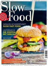 Titelbild der Ausgabe 4/2021 von Slow Food Magazin. Diese Zeitschrift und viele weitere Kochzeitschriften und Backzeitschriften als Abo oder epaper bei United Kiosk online kaufen.