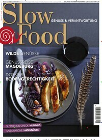 Titelbild der Ausgabe 5/2022 von Slow Food Magazin. Diese Zeitschrift und viele weitere Kochzeitschriften und Backzeitschriften als Abo oder epaper bei United Kiosk online kaufen.