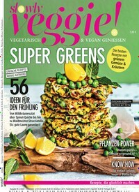 Titelbild der Ausgabe 2/2024 von slowly veggie. Diese Zeitschrift und viele weitere Kochzeitschriften und Backzeitschriften als Abo oder epaper bei United Kiosk online kaufen.