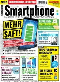 Titelbild der Ausgabe 3/2022 von Smartphone. Diese Zeitschrift und viele weitere Audiomagazine, Filmmagazine und Fotozeitschriften als Abo oder epaper bei United Kiosk online kaufen.
