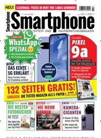 Titelbild der Ausgabe 3/2025 von Smartphone. Diese Zeitschrift und viele weitere Audiomagazine, Filmmagazine und Fotozeitschriften als Abo oder epaper bei United Kiosk online kaufen.