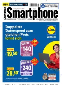 Titelbild der Ausgabe 3/2026 von Smartphone. Diese Zeitschrift und viele weitere Audiomagazine, Filmmagazine und Fotozeitschriften als Abo oder epaper bei United Kiosk online kaufen.