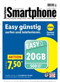 Titelbild der Ausgabe 4/2025 von Smartphone. Diese Zeitschrift und viele weitere Audiomagazine, Filmmagazine und Fotozeitschriften als Abo oder epaper bei United Kiosk online kaufen.