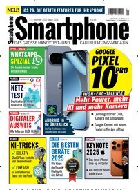 Titelbild der Ausgabe 5/2025 von Smartphone. Diese Zeitschrift und viele weitere Audiomagazine, Filmmagazine und Fotozeitschriften als Abo oder epaper bei United Kiosk online kaufen.