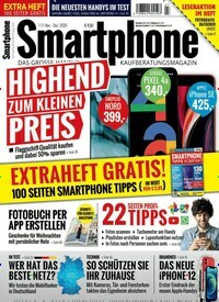 Titelbild der Ausgabe 7/2020 von Smartphone. Diese Zeitschrift und viele weitere Audiomagazine, Filmmagazine und Fotozeitschriften als Abo oder epaper bei United Kiosk online kaufen.