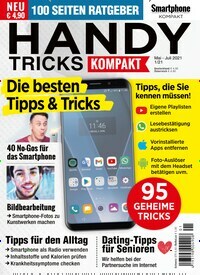 Titelbild der Ausgabe 1/2021 von Smartphone Kompakt. Diese Zeitschrift und viele weitere Audiomagazine, Filmmagazine und Fotozeitschriften als Abo oder epaper bei United Kiosk online kaufen.