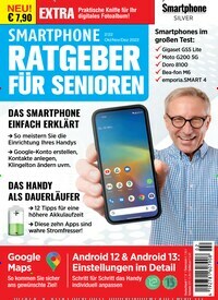 Titelbild der Ausgabe 2/2022 von Smartphone Magazin Silver. Diese Zeitschrift und viele weitere Audiomagazine, Filmmagazine und Fotozeitschriften als Abo oder epaper bei United Kiosk online kaufen.