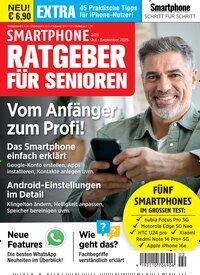 Titelbild der Ausgabe 2/2025 von Smartphone Schritt für Schritt. Diese Zeitschrift und viele weitere Audiomagazine, Filmmagazine und Fotozeitschriften als Abo oder epaper bei United Kiosk online kaufen.